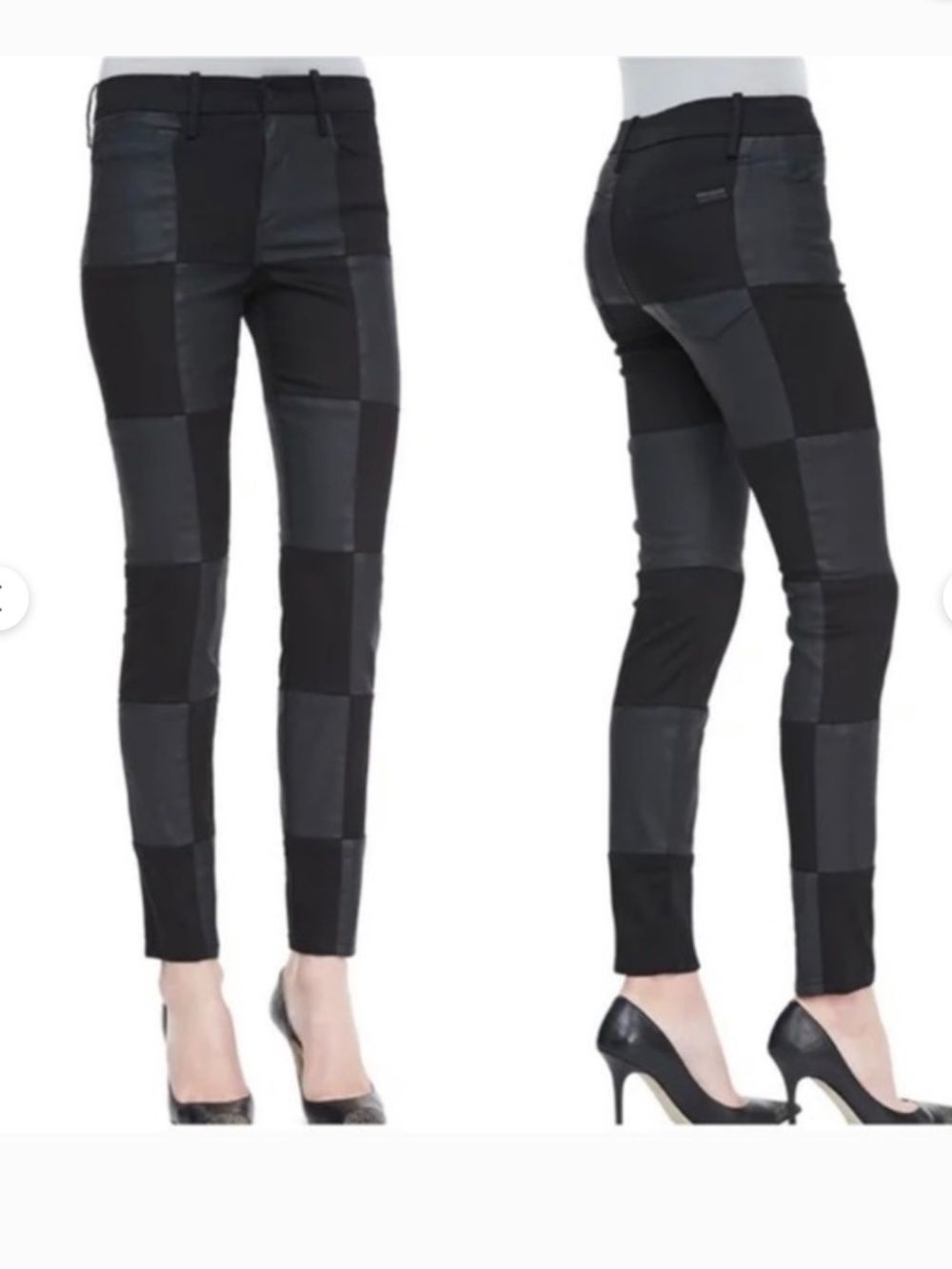 Joes black on black checked jeans size 26 never worn